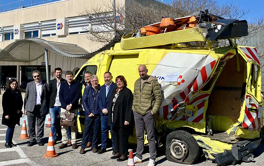 La FNTR Occitanie, l’AFTRAL Occitanie et la Fondation VINCI Autoroutes, partenaires pour sensibiliser les futurs conducteurs de poids lourds à une conduite responsable