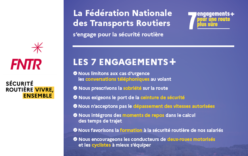 La FNTR signe la Charte des 7 engagements pour une route plus sûre